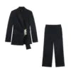 5 Colors Boutique HOT Sale 2 PCS Set Luxury Women Blazer Pants Set Elegant Formal Office Business Suit Ladies Luxury Clothing Supplies