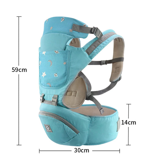 4 Colors 20Kg Load Bearing Ergonomic Baby Carrier Multifunction Four-Season & Breathable Infant Newborn Comfortable Carrier Sling Backpack Kid Carriage Baby Care Supplies
