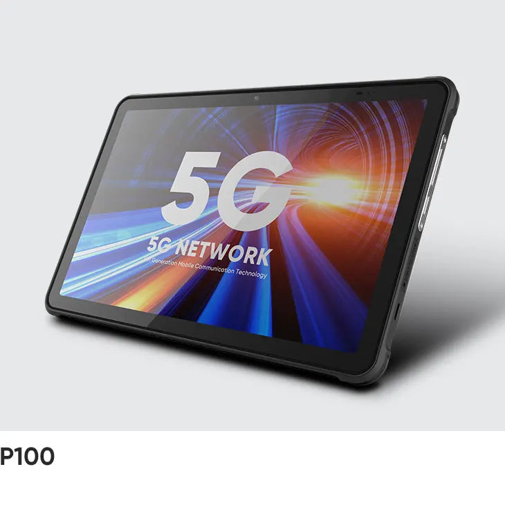 5G Handheld Computer Business Travel Office Professional  P100 10-Inch Industrial Tablet PC MTK Octa Core GPS GSM RFID 4GB RAM 64GB ROM 8000mAh Battery IP67 Waterproof Palm