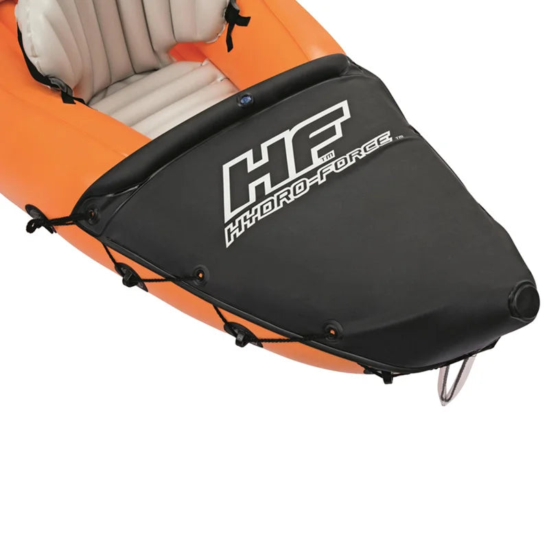 NEW Set 2 Persons Top Quality Inflatable Kayak Canoe Rafting Fishing Boat Portable Water Sport with Paddle + Air Pump and Bag Large Size 321X88cm Orange 2026 for Adults Summer Water Sports Supplies