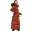 BEST PRICE 8 Colors S-3XL Women Winter Fashion Slim Winter Hooded Parkas Jacket Padded Warm Thicken Ladies Long Coats Parka Snow Outerwear Long Jackets Ladies Winter Apparel Supplies