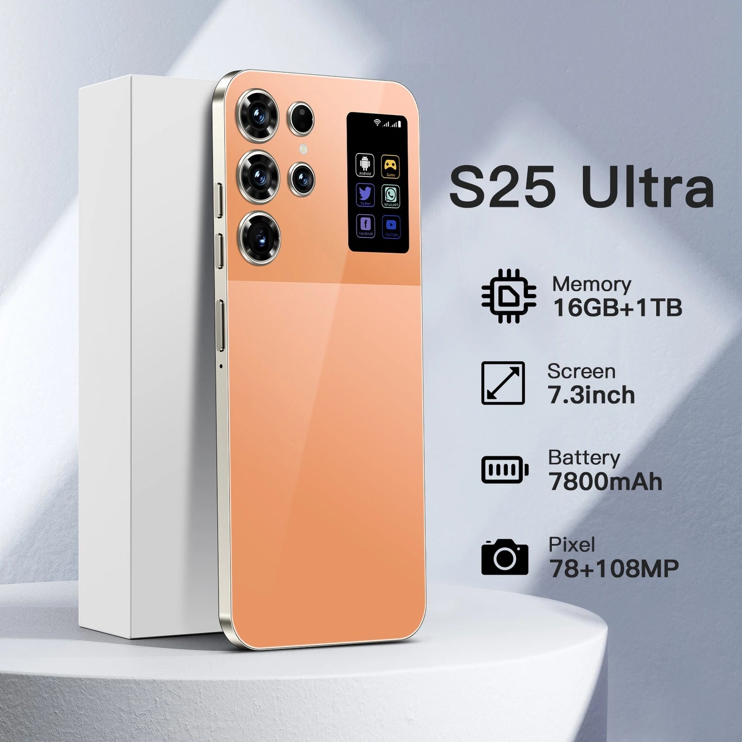 The Best Price  5G Smartphones S25 Ultra Android Telephone 16G+1TB HD Dual SIM Big Screen Global Version Unlocked Phones