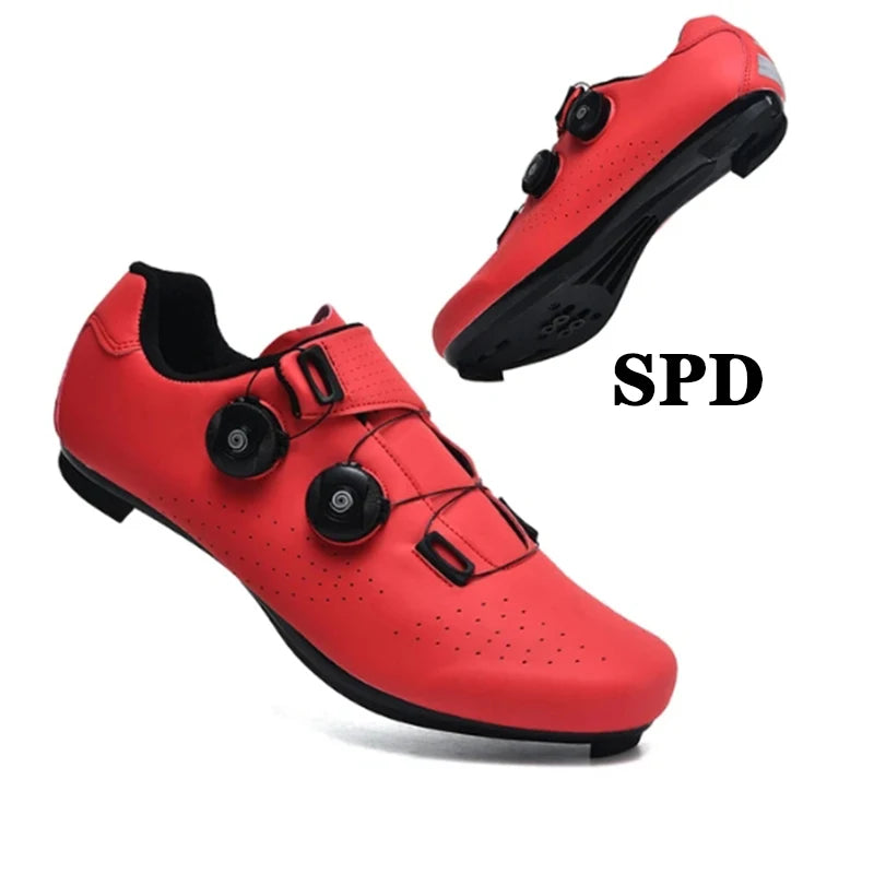 NEW 4 Colors Customizable Outdoor Mountain Bike Cycling Shoes Waterproof Carbon Breathable Casual Road Bicycle Shoes Colorful Reflective Women Men Sports Shoes