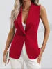 NEW Arrivals 8 Colors Elegant Ladies Midi Career Suit Office Lady Style Vest Button Professional Women's Casual Tops Waistcoat Outer Wear Suit Vest Women Clothing Supplies