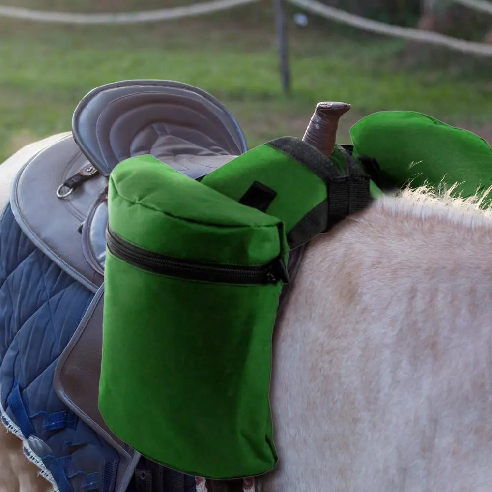 Large Capacity Horn Saddle Bag Set Durable Pommel Saddlebag Combo For Cross Country Riding Saddle Bag Luggage Bags