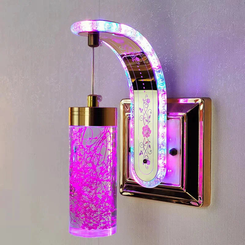 Home Lighting Art Decoration New Design Dry Flower Acrylic Wall Bracket Lights 15W 16 Models Corridor Wall-Mounted Art Decorative Lamps Home Lighting Accessories