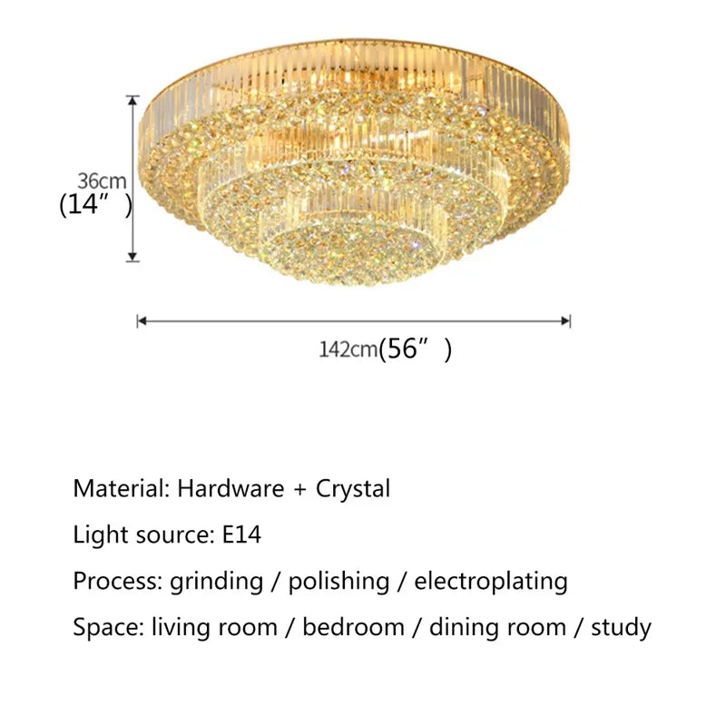 HOT SALE Villa Home Luxury K9 Crystal Chandelier 5 Years Warranty Contemporary Square Gold Luxury Ceiling Light LED Creative Crystal Lamp Fixtures Home  Decoration Lighting Supplies