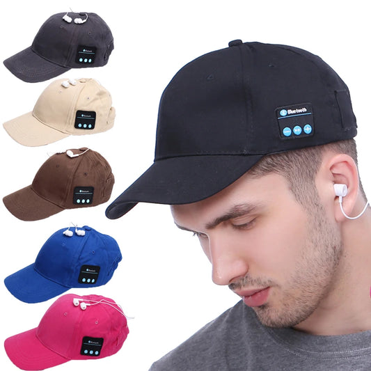 NEW Arrivals Wireless Headphones Bluetooth 5.0 Earphone Sport Music Cap Outdoor Leisure Hands-free Call Baseball Hat Earphone For Mobile Phones Sports Supplies