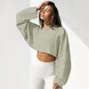 12 Colors Women's Custom Long Sleeve Silicon Top Fleece Cut Sweatshirt Jumper for Spring Winter Puff Printing Streetwear Sports Clothing Accessories