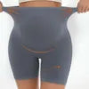 NEW Arrivals 7 Colors Women's Summer Thin High Waist Maternity Yoga Leggings Control Belly Support Butt Lift High Elastic Breathable Pregnant Women Board Shorts Pregnancy Apparel Accessories