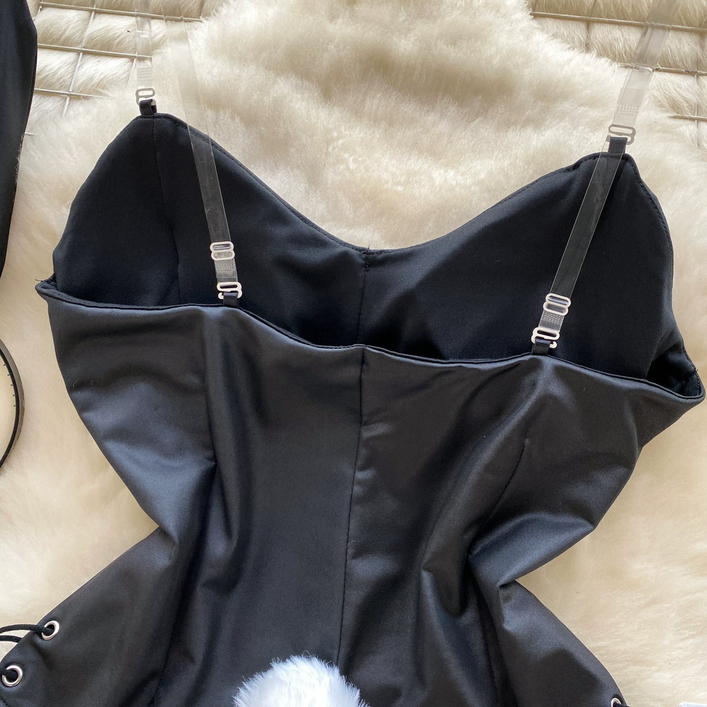 Playboy Bunny Set Women Sexy Bodycon Bodysuits Fashion Erotic Sleepwear Backless Catsuits Cute Rompers One Piece Combination Women Sexy Lingerie Fashion Clothing Supplies