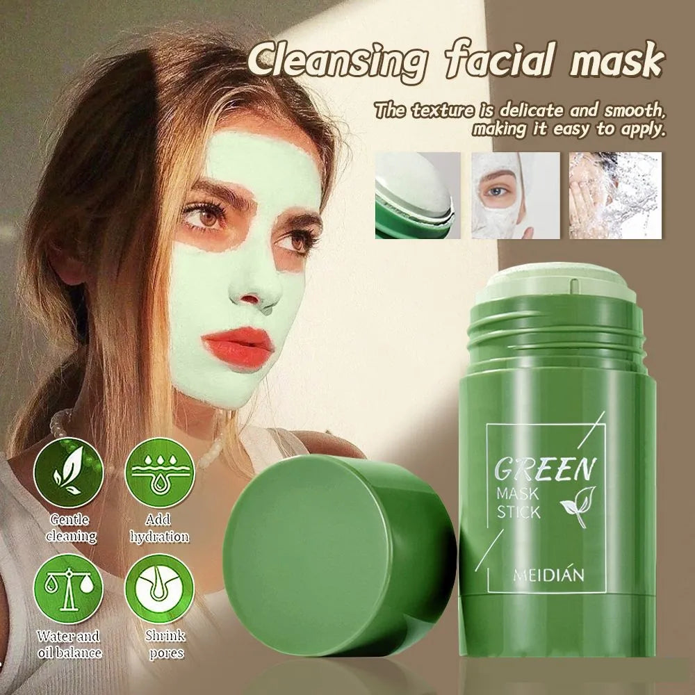 Fast Remove Blackhead Green Tea Solid Mask Clean Stick Mask Facial Dispel Acne Blemish Shrink Pores Korean Skin Care Multipack