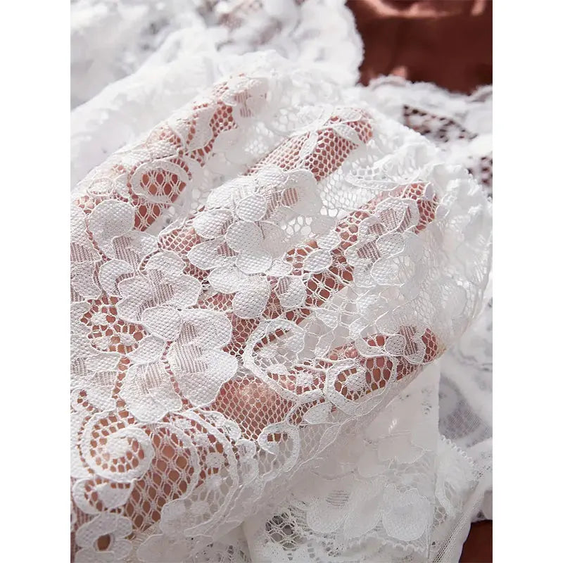 S-2XL 2PCS Set Of Tulle Ultra Sexy Nightgown 6 Colors V-Neck Bra Open Sleep Skirt Night Erotic Dress Woman Sheer Pajamas Lingerie Pants Luxury Set