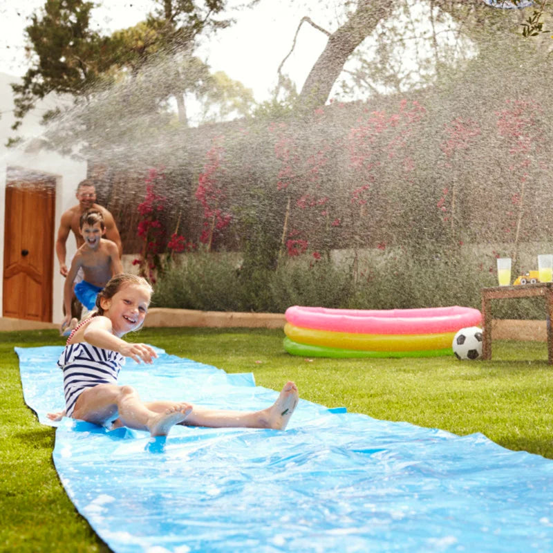 NEW Home Outdoor Water Games Center Backyard Grassland Children Adult Toys Inflatable 2 Person Water Slide Pools Children Kids Summer Gifts Backyard Outdoor Water Toys