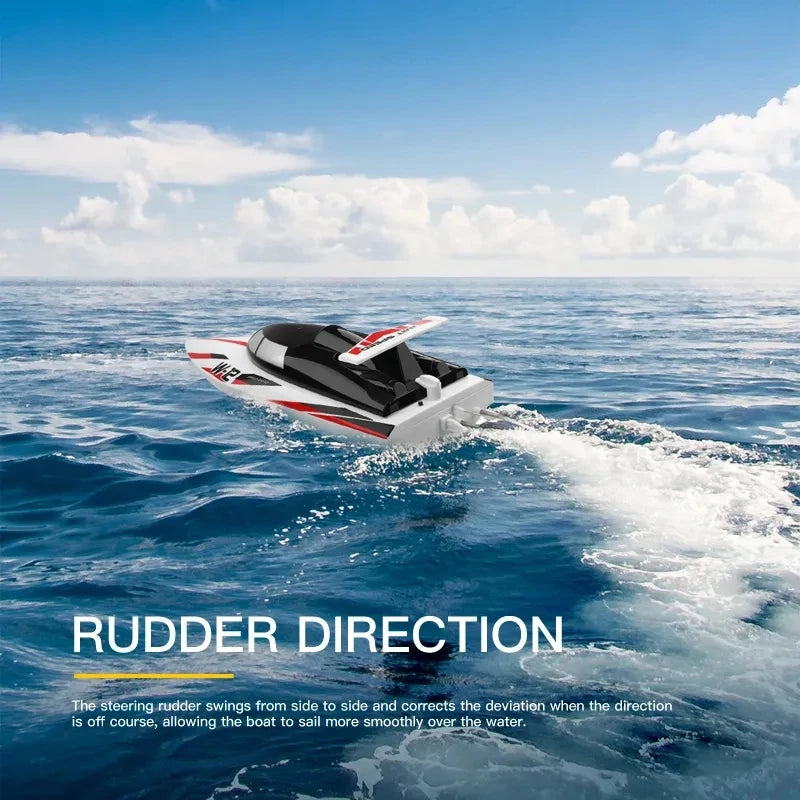 2.4G WL912-A RC Boat Waterproof Upgrade 35km/H High Speed Boat  Rechargeable with Remote Control Ship Adult Children Toys Gifts Summer Water Sports Games Supplies