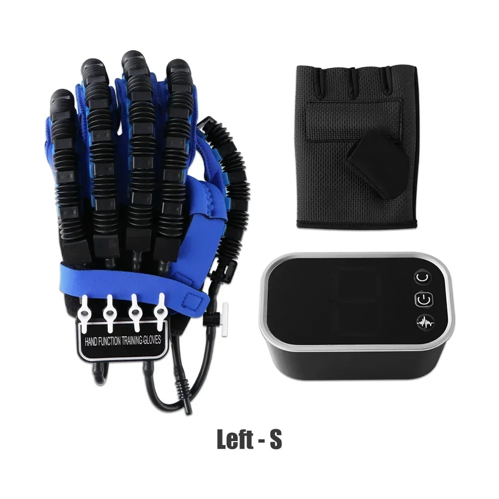 Left & Right 2 PCS Set S-2XL Size Hand Finger Rehabilitation Exerciser Robot Gloves Stroke Hemiplegia Cerebral Infarction Training Equipment Therapy Health Care Supplies