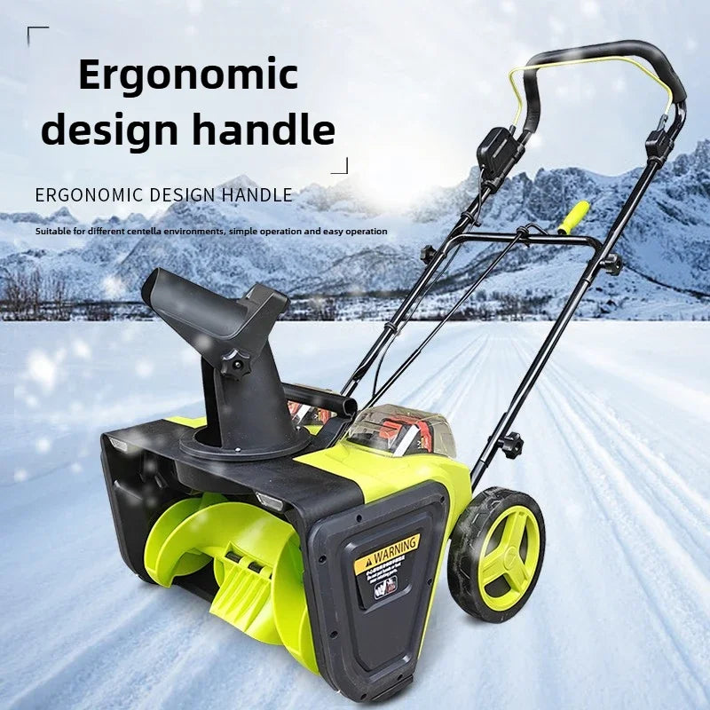 NEW Arrivals Electric Snow Plow Household Snow Courtyard Clearing Small Road Property Community Multi-Functional Hand Push Plow Artifact Thrower