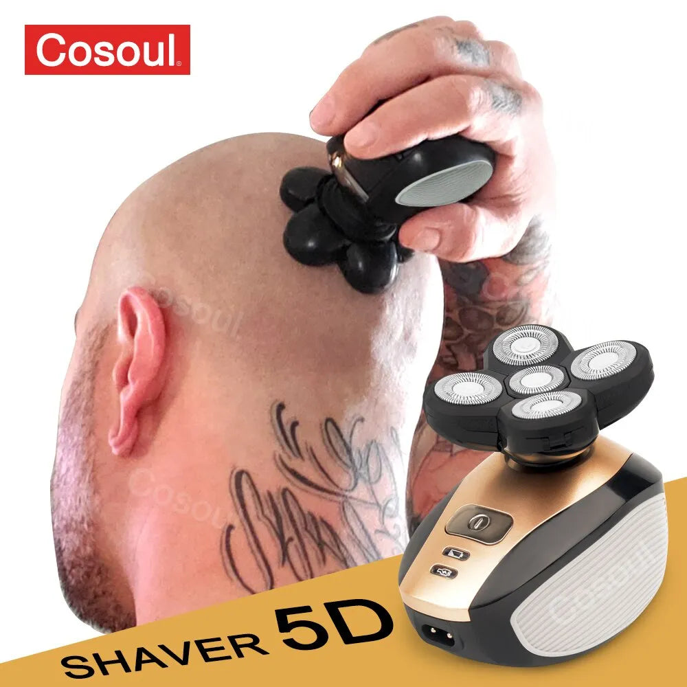 Bald Head Hair Shaver Electric Shaver for Men Rechargeable Electric Men Shaver Body Hair Trimmer Clipper Electric Razor