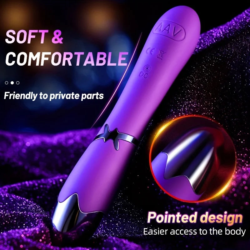 2 In 1 Electric Shock Vibrators For Female G Spot Clitoris Stimulator Anal Vagina Vibrating Men Women Silicone Adult Sex Toys