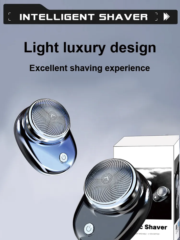 Electric Shaver Charging Mini Pocket Travel Razor Portable Wireless Detachable Shaver Facial Beard And Body Hair Trimmer