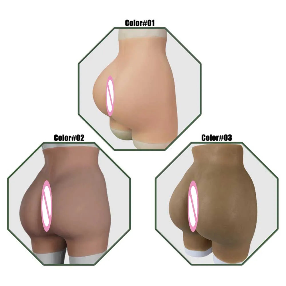 Women's Huge Fake Buttocks Enhancement Silicone Hip Pants Enhancer Silicone Pads Bum Padding Shapers Butt Lifting Shapewear