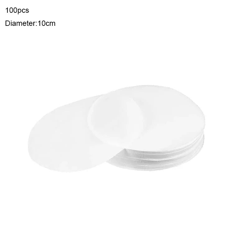 100 PCS Set 10/11/12cm  Round Hamburger Patty Paper Food Grade Non-Stick Baking PPaper For Burger Pressed Patties, Baking Cake Liner Cooking Tools Set