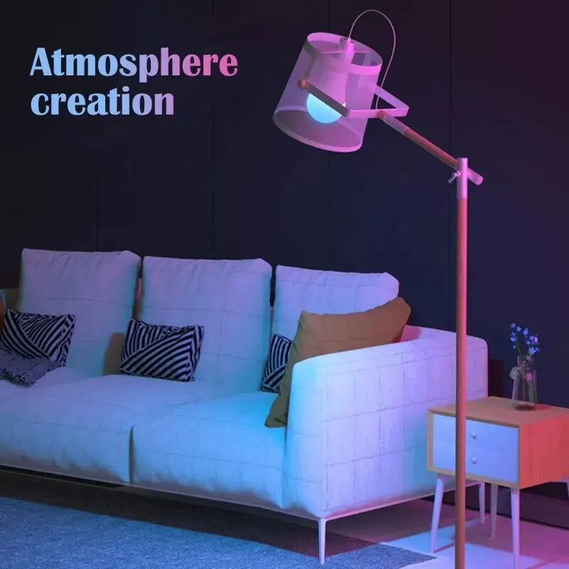 NEW Arrivals 16 Colors RGB Bulb LED Multicolor Bulb E27 220V Household Lighting Dimmable 24 Key Remote Control Smart Lamp Romantic Atmosphere Bedroom Living Room Light
