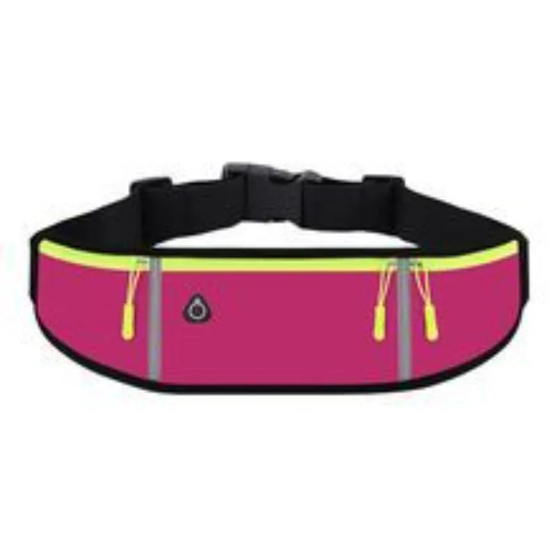 10 Colors Outdoor Running Waist Bag for Mobile Phone Light and Thin Fitness Cycling Water Bottle Waist Bag with Three Waterproof Pockets