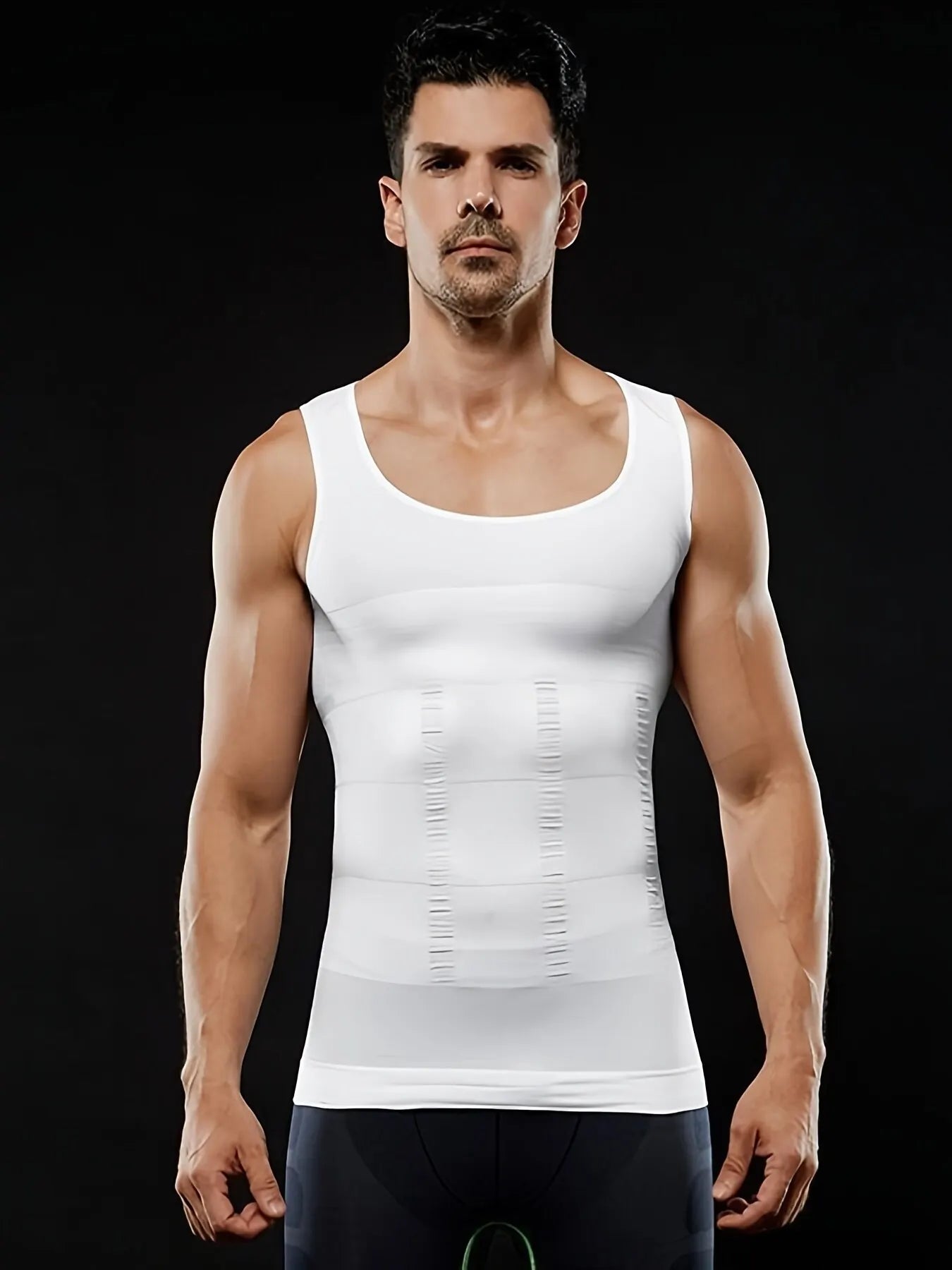 Men's Compression Body Shaper Tank Top, Slimming Vest