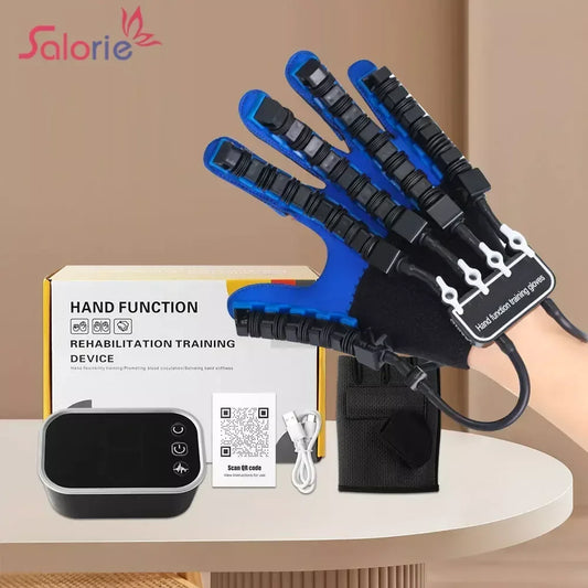 Left & Right 2 PCS Set S-2XL Size Hand Finger Rehabilitation Exerciser Robot Gloves Stroke Hemiplegia Cerebral Infarction Training Equipment Therapy Health Care Supplies