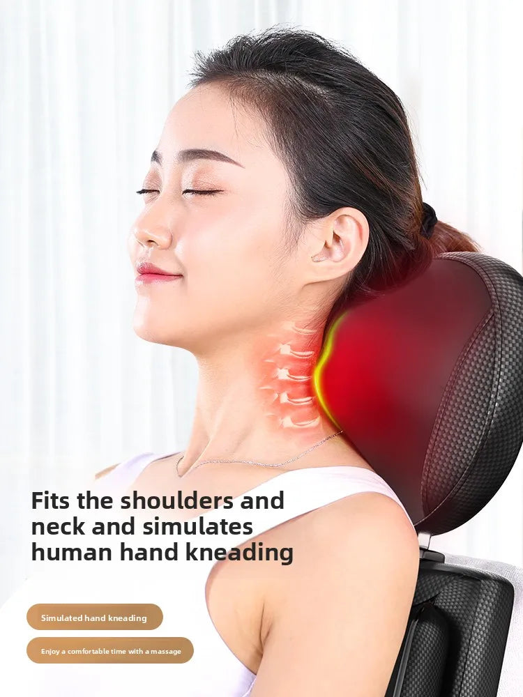 Korean Full Body Massager Cervical Back Waist Multifunctional Massage Chair Cushion Home Shoulder and Neck Kneading Instrument System