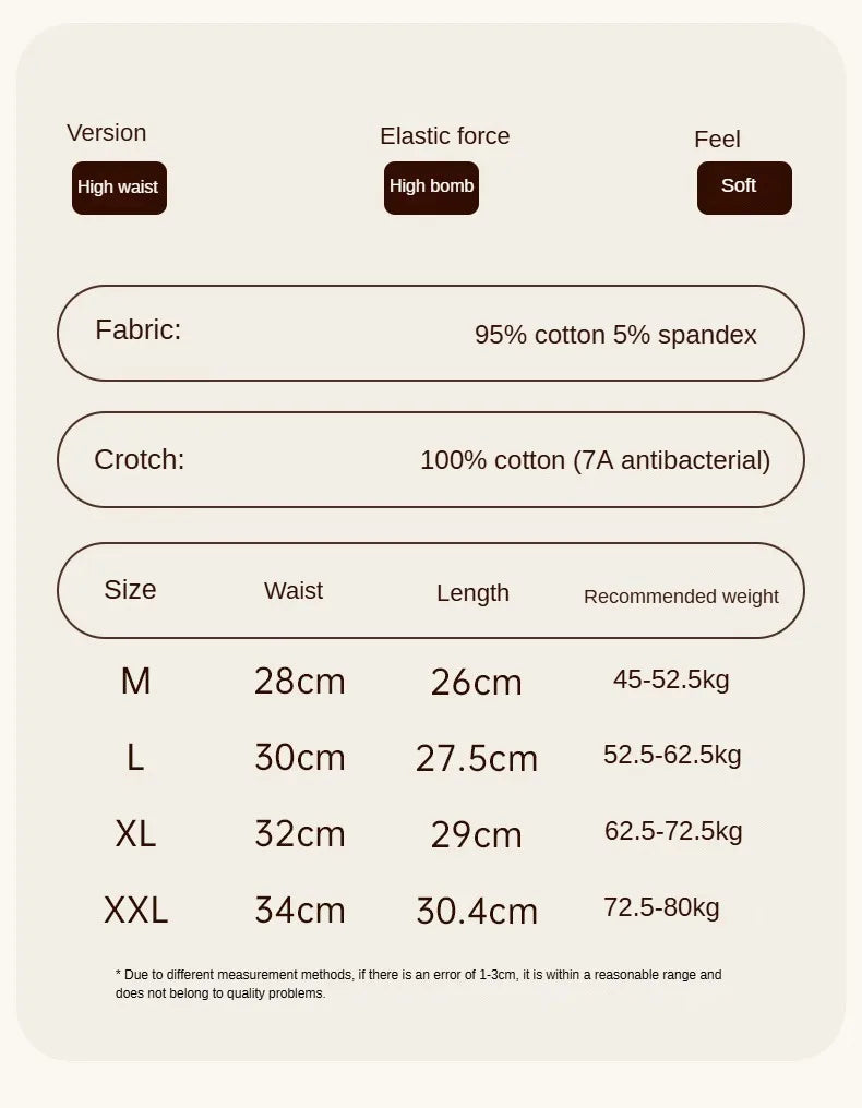 NEW Arrivals 3PCS Set Triangular Panties High Waist Sexy Underwear Briefs Underwear Woman Cotton Lingerie Buttocks Lifter Tummy Control Women Female Seamless Briefs