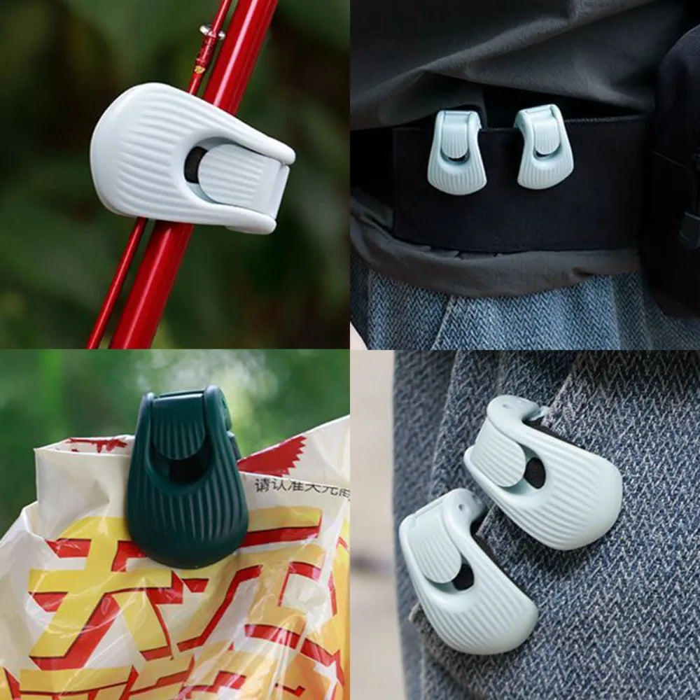 10-20 PCS Set Fishing Rod Holder Fixer Clip on Fishing Pole Holder Compact Design Fishing Rod Fixer Fish Rod Holder Storage Accessories