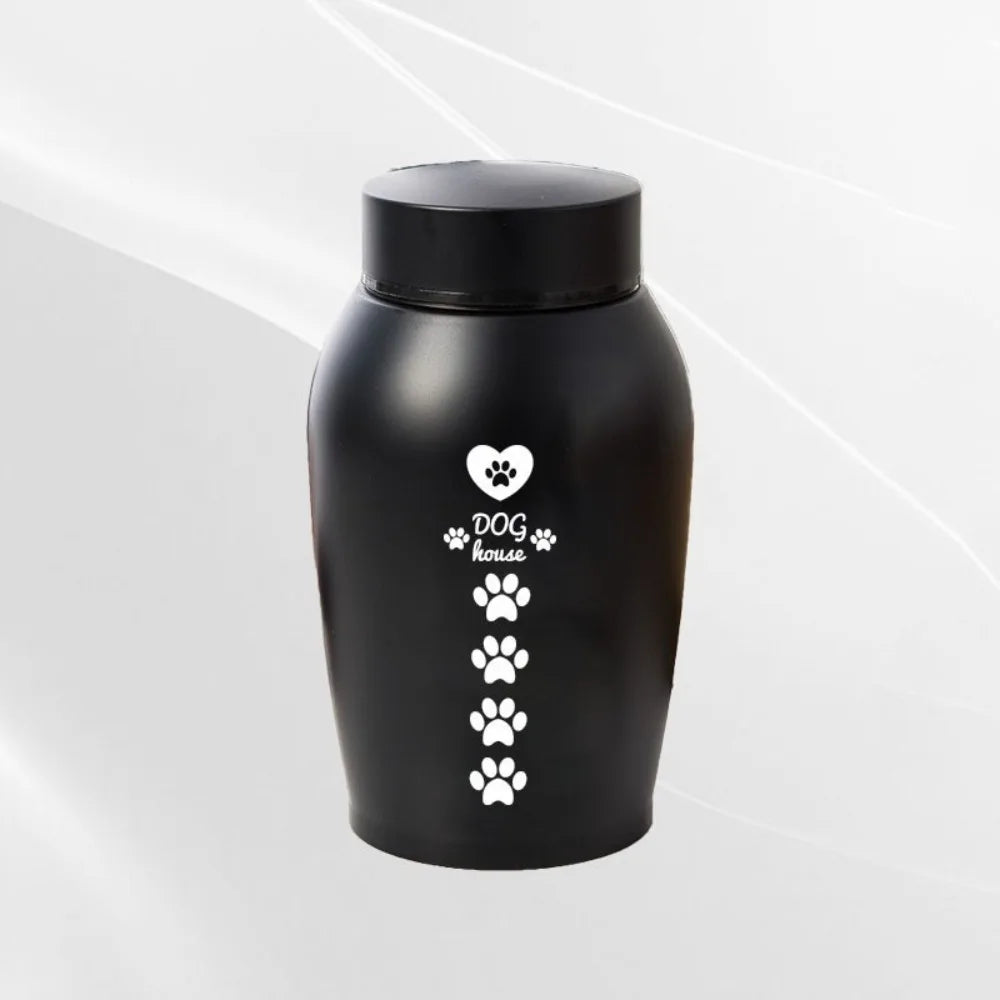 20 Styles Pets Last Farewell Columbarium Stainless Steel Pet Ashes Urn Black Moisture-Proof Memorial Pet Urn Portable Pet Cremation Urn For Small Animals