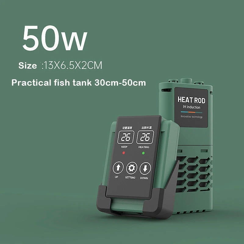 1200W Fish Tank Heater Aquarium Temperature Controller LED Digital Display Heating Rod Constant Temperature Accessories