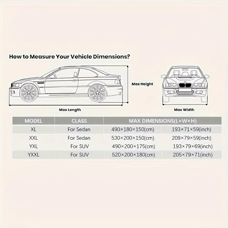 NEW Silver/Black  XL-XXL Size Exterior Car Cover Universal Waterproof Dustproof UV Protection Car Protective Cover for Sedan SUV Full Car Covers