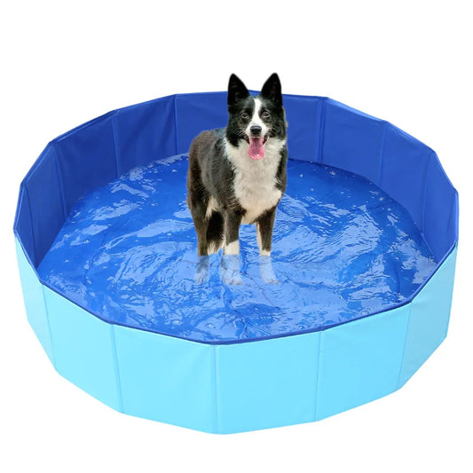 Foldable Dog Swimming Pool Pet Bath Swimming Tub Bathtub Outdoor Indoor Collapsible Bathing Pool for Large Medium Small pet