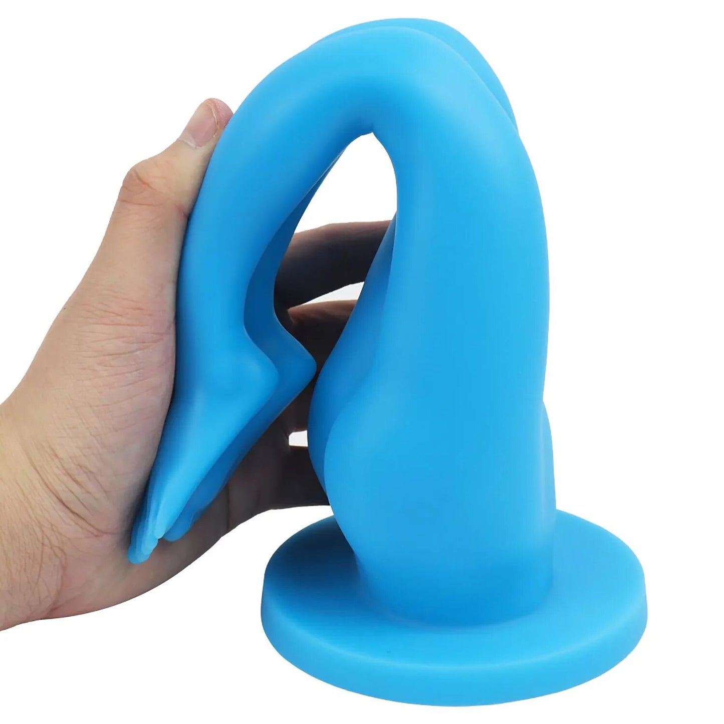 Liquid Silicone Huge Sexy Leg Anal Plug Dildos Soft Anal Dilator Sex Toy for Stimulate Anus and Vagina Big Butt Plug Masturbator