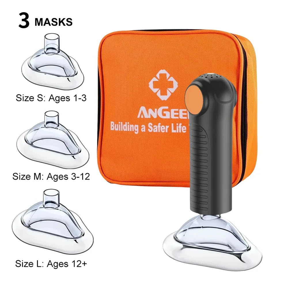 Chocking Rescue Emergency Device First Aid Device Portable Veterinary Therapeutic Equipment Negative Pressure Aspirator for Choking Children Adults Health Care Supplies