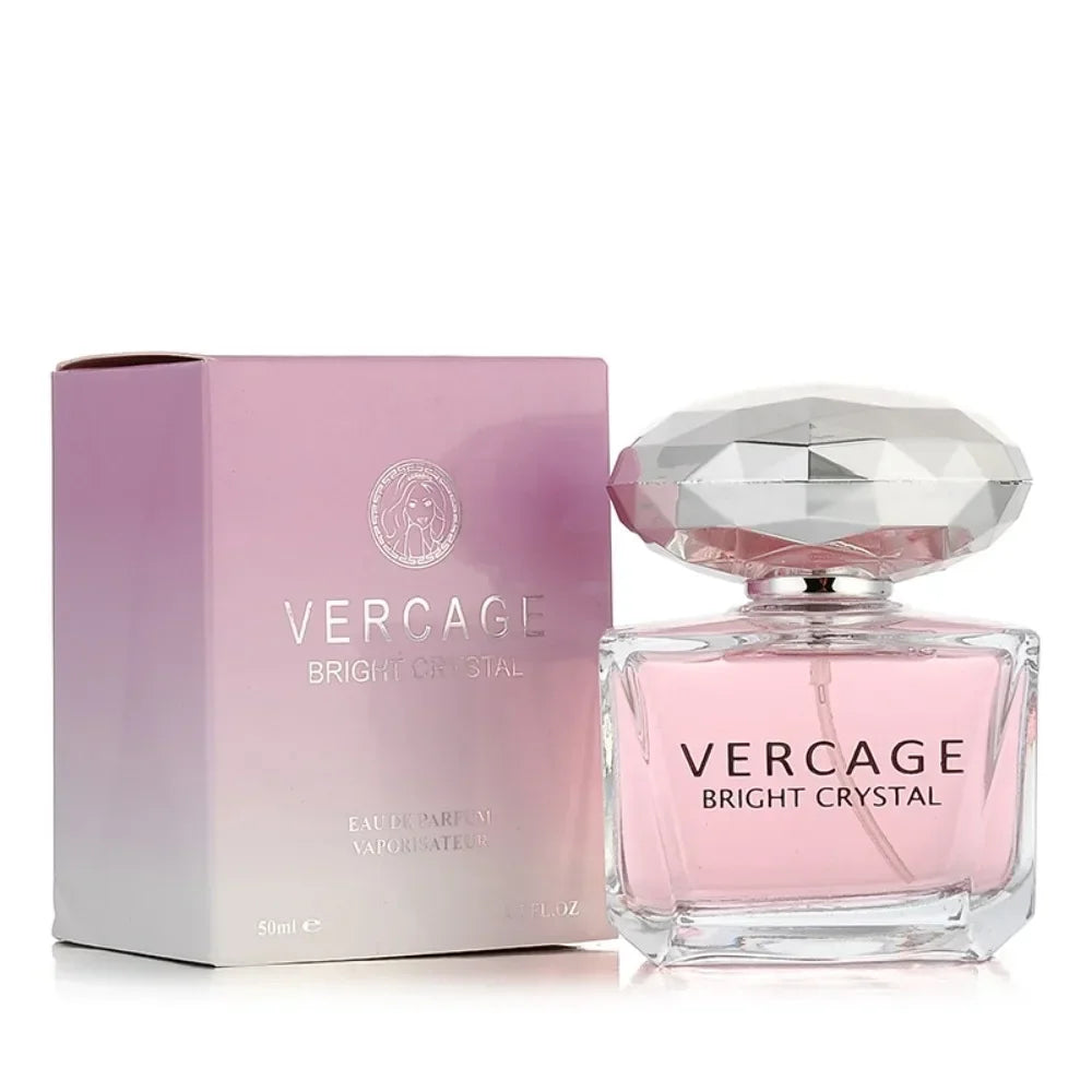 50ML Versace Osmanthus Peony and Pomegranate Fragrance Perfume for Women Crystal Diamond Series Light and Elegant Scent Parfum