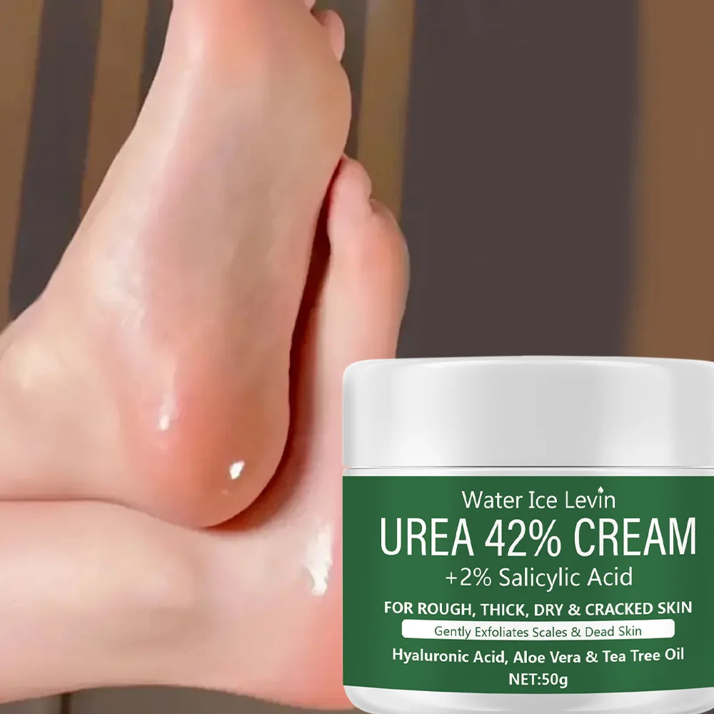 New  2 PCS Set 42% Urea Cream + 2% Salicylic acid Foot and hand Moisturizer, Deep Moisturizer and Nourishing Moisturizer Callus Remover Feet Hands Wax Diabetic Foot Care