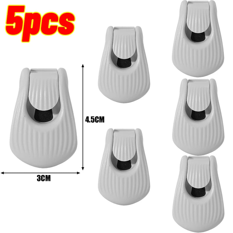 10-20 PCS Set Fishing Rod Holder Fixer Clip on Fishing Pole Holder Compact Design Fishing Rod Fixer Fish Rod Holder Storage Accessories