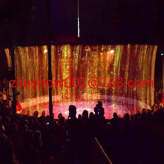 NEW Large Stage 3x5 Meter Holographic Mesh Screen Film Projection 3D Hologram Projector System Front and Rear Projection Outdoor Mesh Advertising Festival Restaurants Hotel Screen Electronic Products