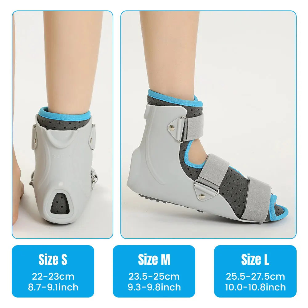 Ankle Stabilizer Injury Sprain Recovery Adjustable Ankle Fixation Brace Foot Drop Orthosis Postural Correct Rehabilitation Brace Medical Supplies Health Care Products