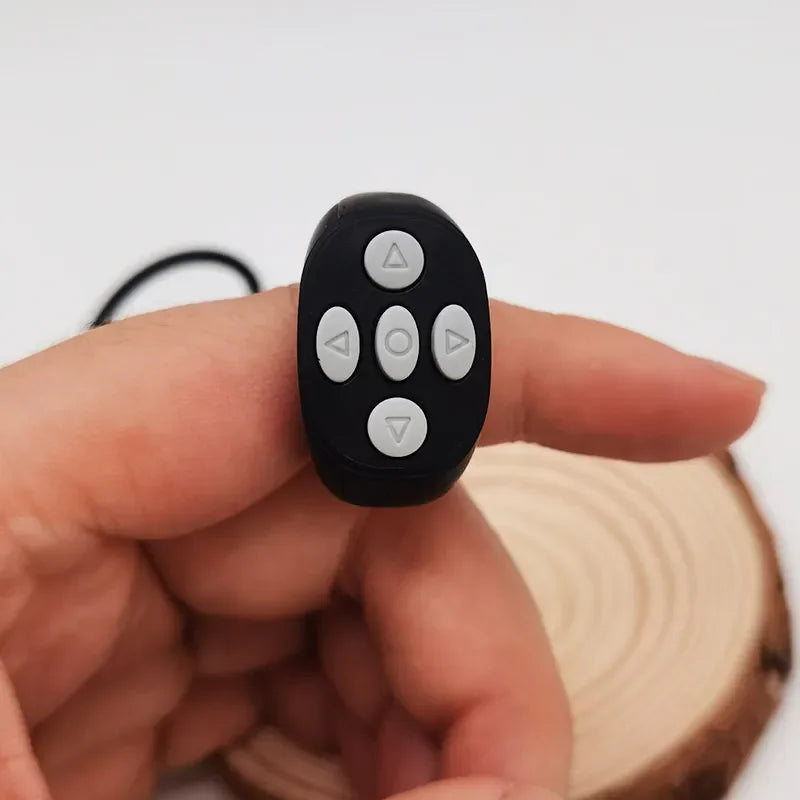 For Tik Tok Ring Remote Control Button Wireless Bluetooth-compatible Controller Fingertip Video Controller Automatic Page tool