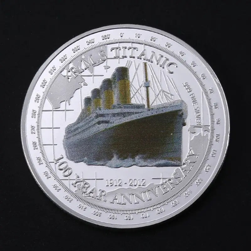 367A Titanic Ship Commemorative Coin Titanic Incident Collect BTC Arts Gifts Home Decoration Zinc Alloy Material Coin
