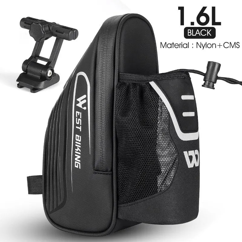 Bike Saddle Bag With Water Bottle Pocket Waterproof Tail Pannier MTB Road Bicycle Under Seat Bag Cycling Accessories