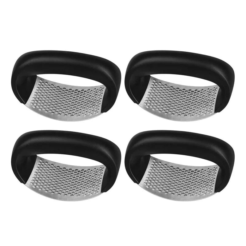 NEW Arrivals 6 PCS Set Stainless Steel Garlic Press Crusher Manual Garlic Mincer Chopping Garlic Fruit Vegetable Tools Kitchen Accessories