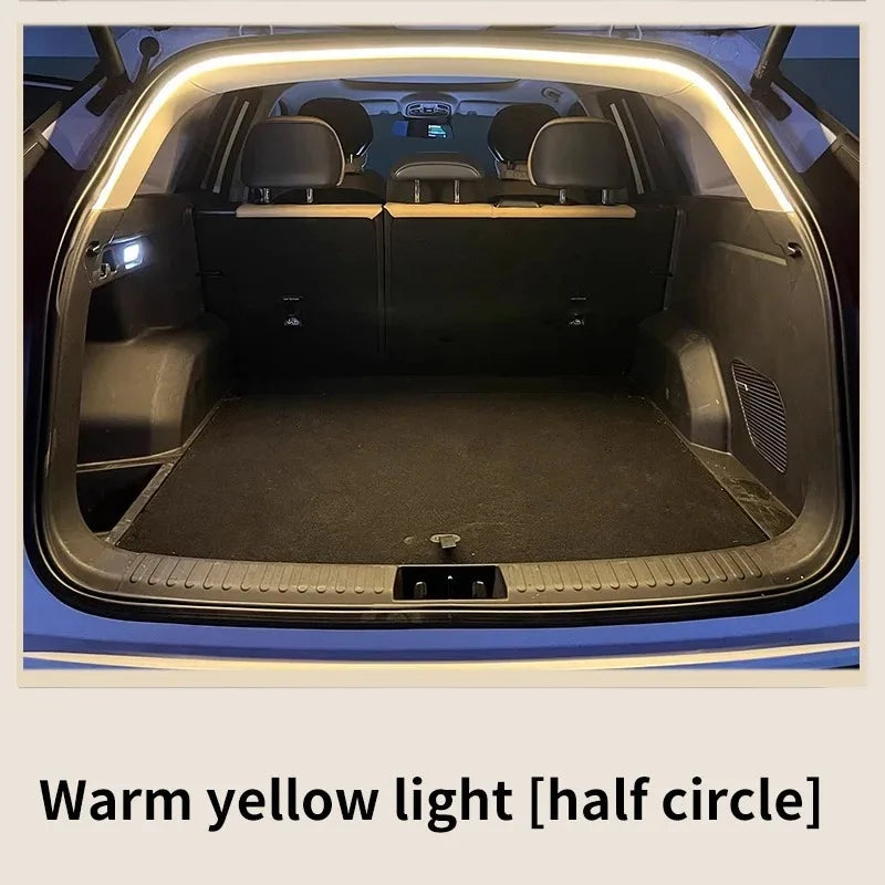 2-4M Car Trunk Sensor Lights, Automatic Induction Lights, LED Lights with Tailgate Lights, Car Reading lights, and Interior Lights
