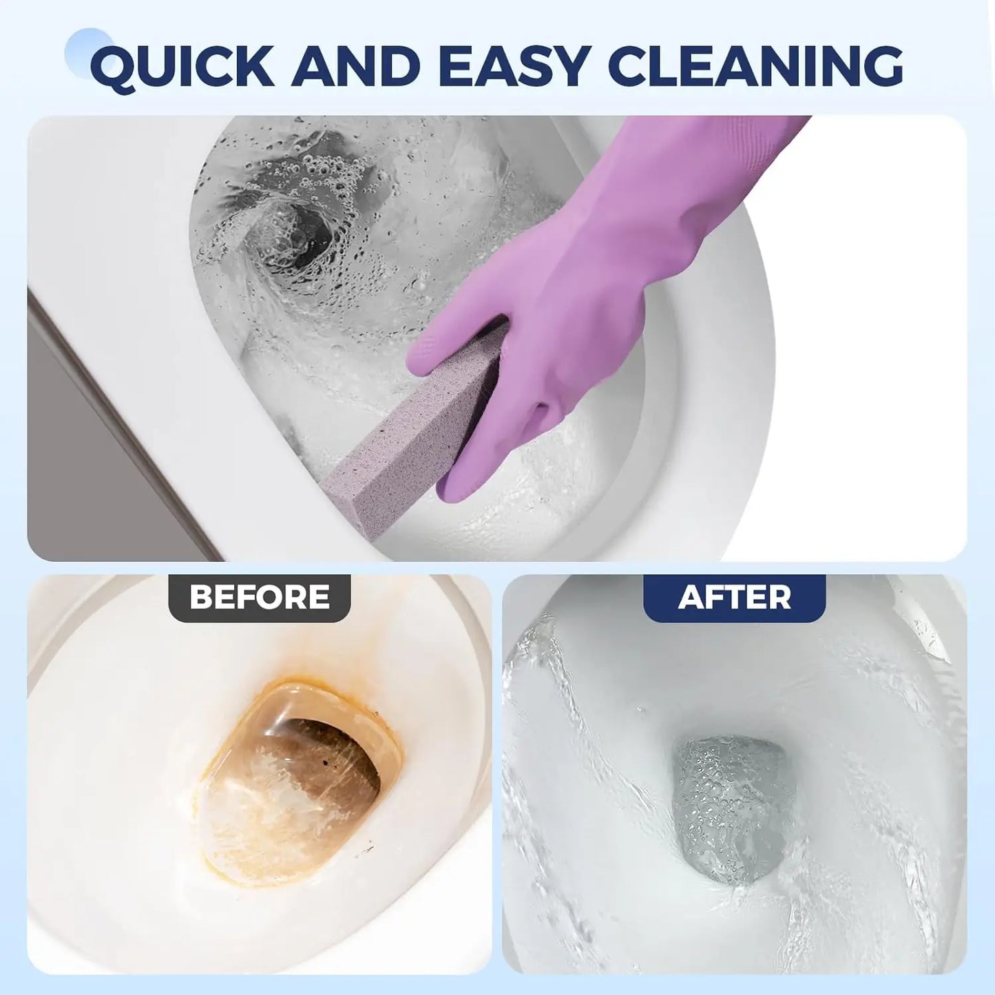 20 PCS Set Top Quality Toilet Cleaning Pumice Stone Water Stain Cleaning Pumice Stain Removal Scouring Pad for Home Kitchen Sink Bathtubs Pool Hygiene Tools